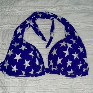 Star spangled bikini top